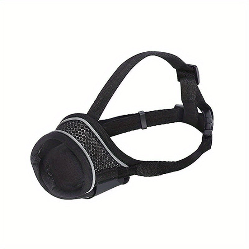 Muselière Réglable en Maille Douce pour Chien